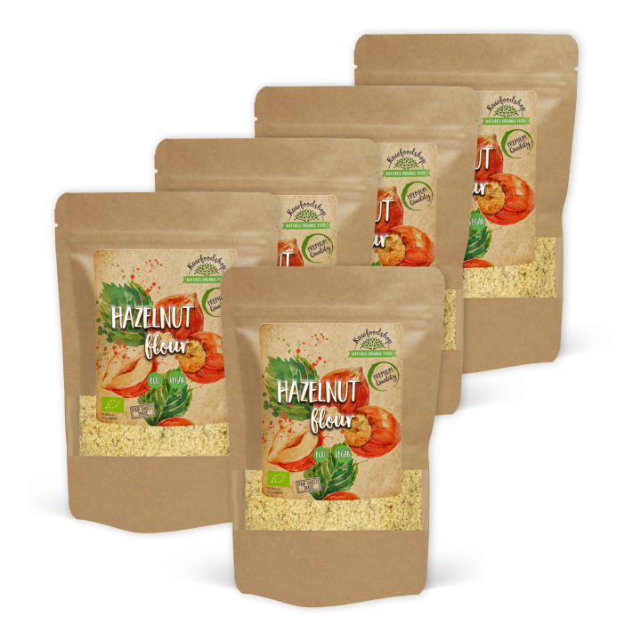 Hasselnøttmel Ristet ØKO 1kg x 5 pakker i gruppen Råvarer & Drikke / Nøtter / Nøttemel hos Rawfoodshop Scandinavia AB (2243510-SET5)