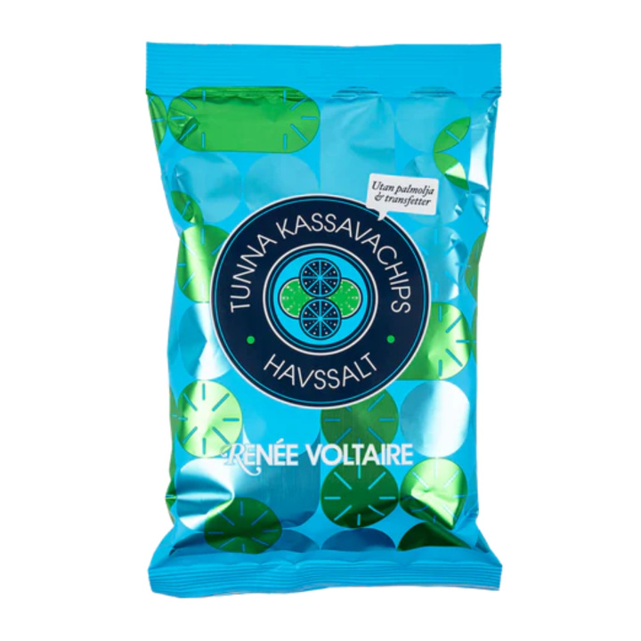 Tynne Cassavachips med Havsalt 100g i gruppen Råvarer & Drikke / Godteri og sjokolade / Snacks hos Rawfoodshop Scandinavia AB (2358)