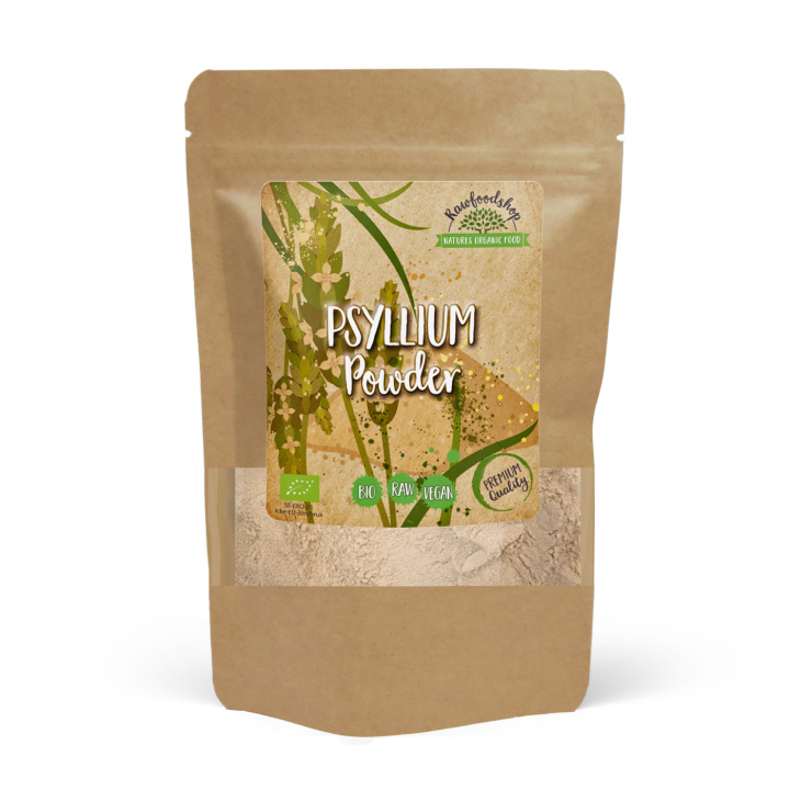 Psyllium Pulver ØKO 100g i gruppen Råvarer & Drikke / Baking / Ingredienser Annet hos Rawfoodshop Scandinavia AB (235921)
