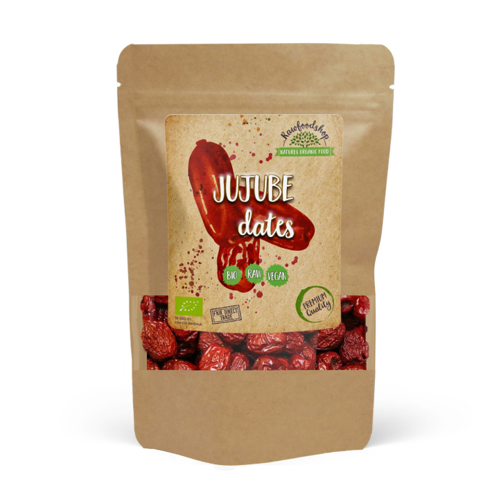 Jujube Dadler Økologiske 200 g i gruppen Råvarer & Drikke / Frukt og bær / Annen Frukt og Bær hos Rawfoodshop Scandinavia AB (291281200)