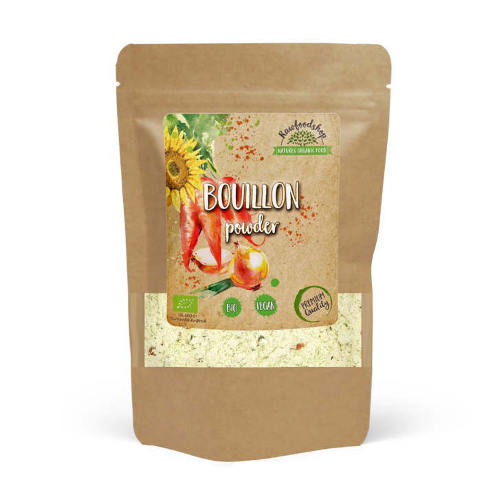 Buljong uten sukker og gjær ØKO 220g i gruppen Råvarer & Drikke / Spiskammer / Smaksetting hos Rawfoodshop Scandinavia AB (29156-220)