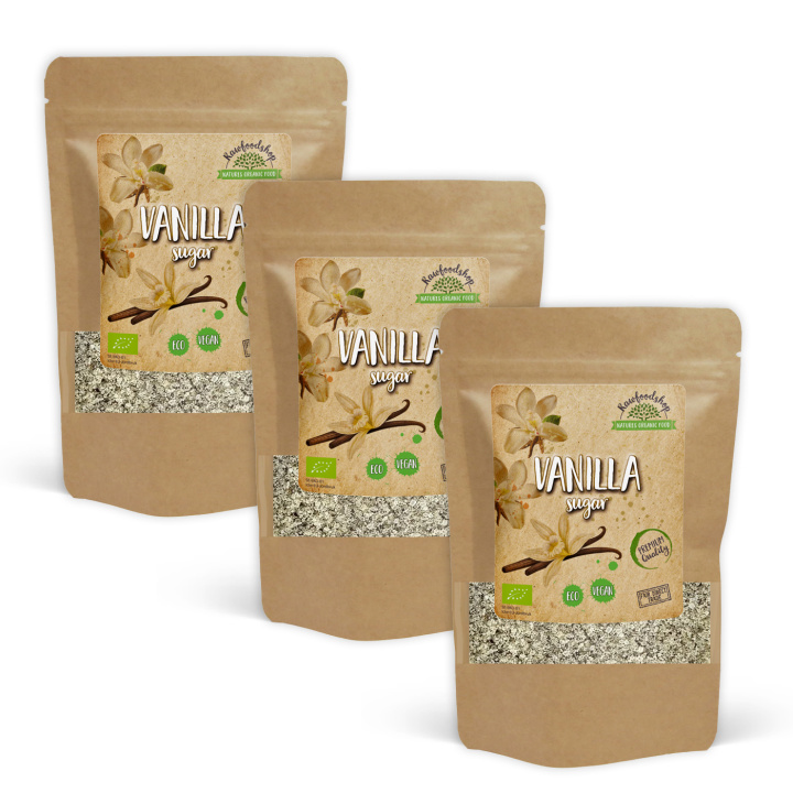 Vaniljesukker ØKO 100g x 3 pakker i gruppen Råvarer & Drikke / Baking / Søtning / hos Rawfoodshop Scandinavia AB (29170100-SET3)