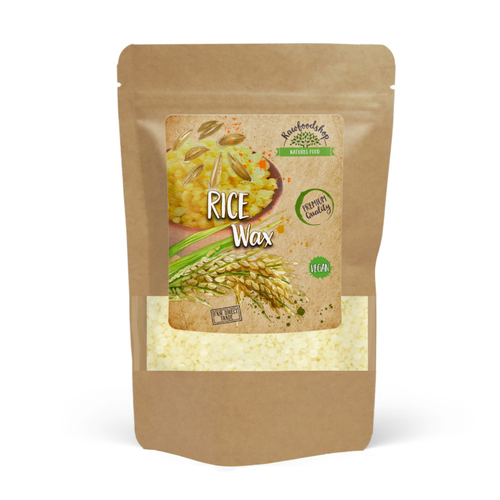 Risvoks 100g i gruppen Hud & Kropp / Naturlig DIY / Voks og såpe hos Rawfoodshop Scandinavia AB (30056-1)