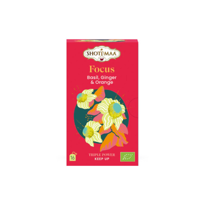 Basilikum, Ingefær & Appelsin Infusjon ØKO 16 x 2g i gruppen Råvarer & Drikke / Drikkevarer / Te hos Rawfoodshop Scandinavia AB (3132-10)