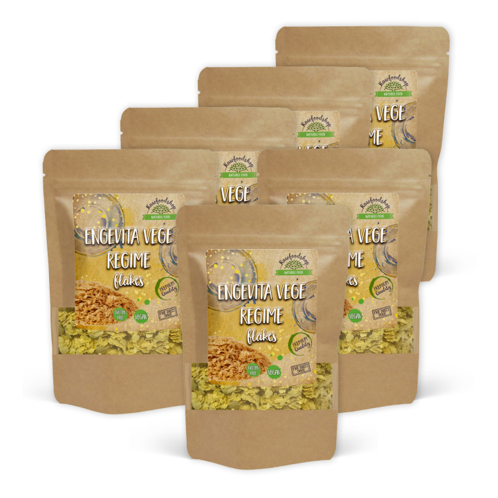 Engevita Vege Regime Næringsgjær Flakes 250g x 6 pakker i gruppen Råvarer & Drikke / Spiskammer / Næringsgjær hos Rawfoodshop Scandinavia AB (321821925250-SET6)