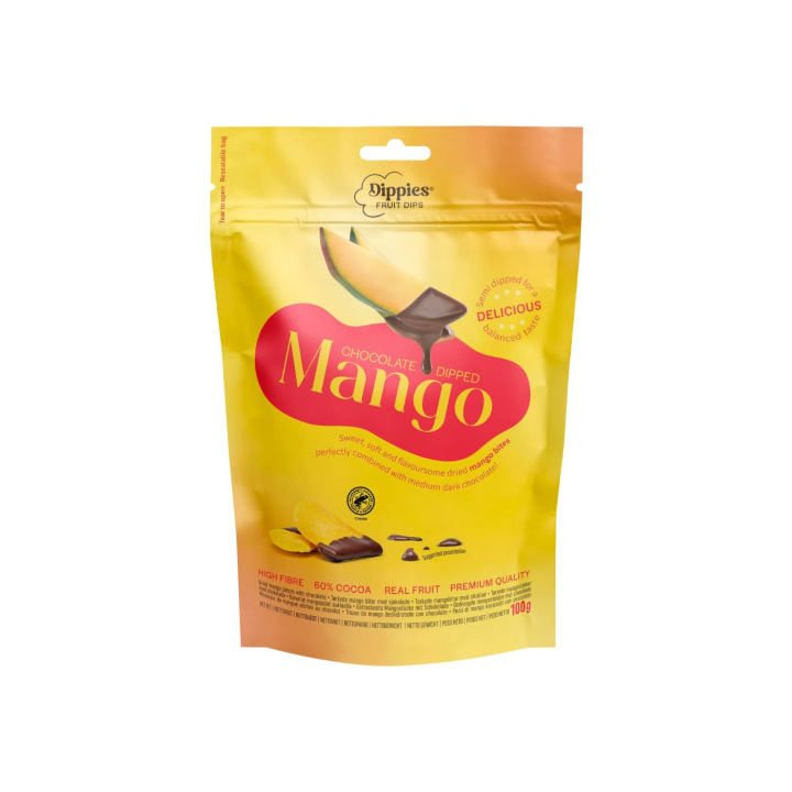 Mango med Mørk Sjokolade 100 g i gruppen Råvarer & Drikke / Frukt og bær / Mango hos Rawfoodshop Scandinavia AB (347)