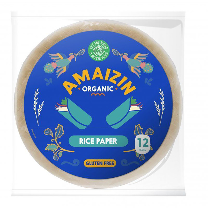 Amaizin Rispapir ØKO 110g i gruppen Råvarer & Drikke / Spiskammer / Ris og bygg hos Rawfoodshop Scandinavia AB (39800)