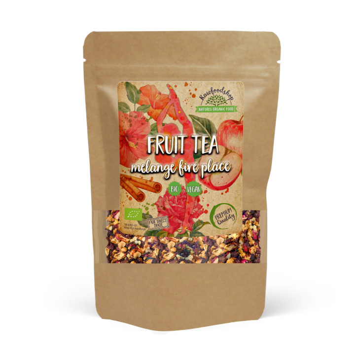 Fruktte Melange Fire Place ØKO 50g i gruppen Råvarer & Drikke / Drikkevarer / Te hos Rawfoodshop Scandinavia AB (4002050)