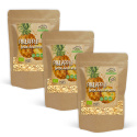 Ananas i Biter Frysetørket ØKO 50g x 3 pakker