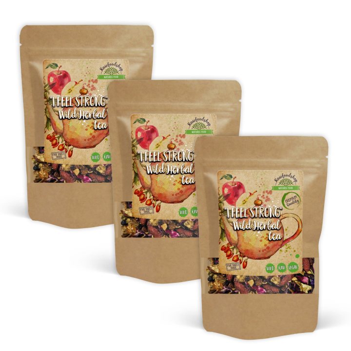 I Feel Strong Vill Urtete 100g x 3 pakker i gruppen Råvarer & Drikke / Drikkevarer / Te hos Rawfoodshop Scandinavia AB (40193-SET3)