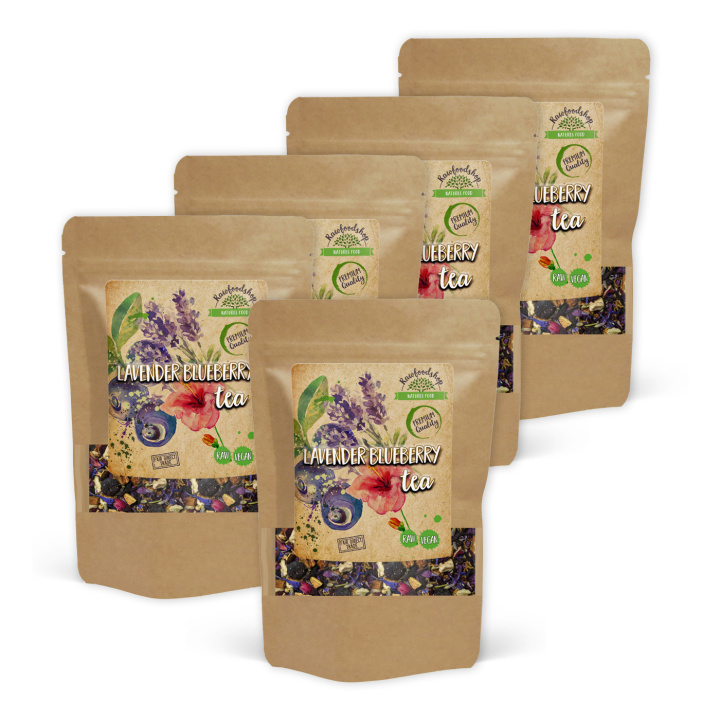 Lavender Blueberry Te 50g x 5 pakker i gruppen Råvarer & Drikke / Drikkevarer / Te hos Rawfoodshop Scandinavia AB (402505-SET5)