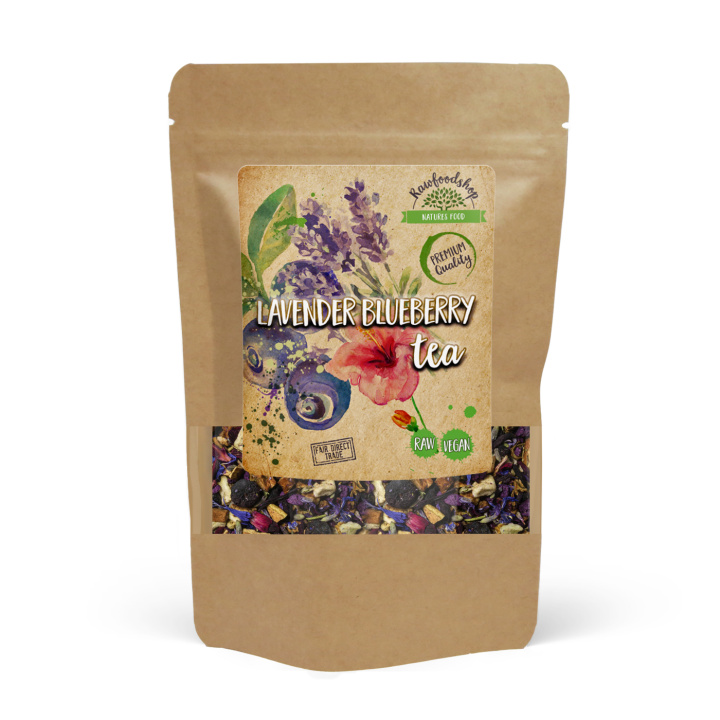 Lavender Blueberry Te 50g i gruppen Råvarer & Drikke / Drikkevarer / Te hos Rawfoodshop Scandinavia AB (402505)