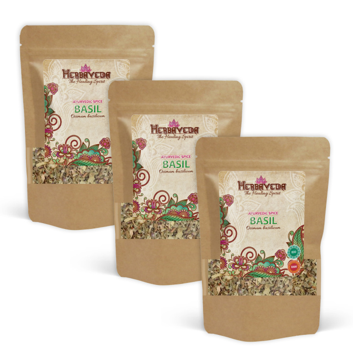 Basilikum ØKO 30g x 3 pakker i gruppen Råvarer & Drikke / Spiskammer / Krydder & Salt hos Rawfoodshop Scandinavia AB (406031-SET3)