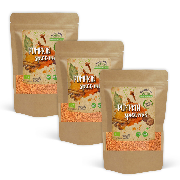 Pumpkin Spice Mix ØKO 100g x 3 pakker i gruppen Råvarer & Drikke / Spiskammer / Krydder & Salt hos Rawfoodshop Scandinavia AB (406501-SET3)