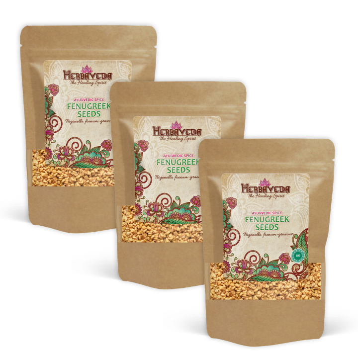 Bockhornskløver Frø ØKO 100g x 3 pakker i gruppen Råvarer & Drikke / Spiskammer / Krydder & Salt hos Rawfoodshop Scandinavia AB (407521-SET3)