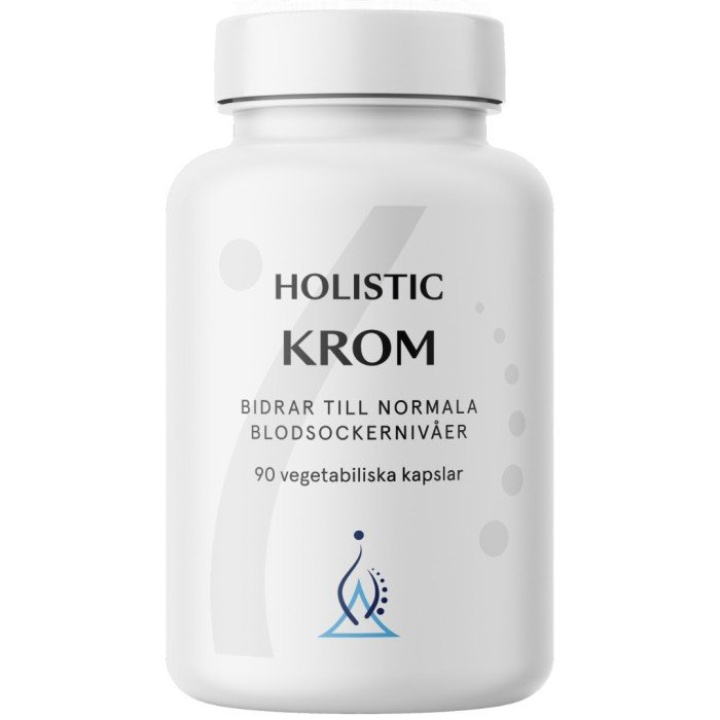 Holistic Krom 90 kapsler i gruppen Kosttilskudd / Bruksområde / Hjerte og kar hos Rawfoodshop Scandinavia AB (40760)