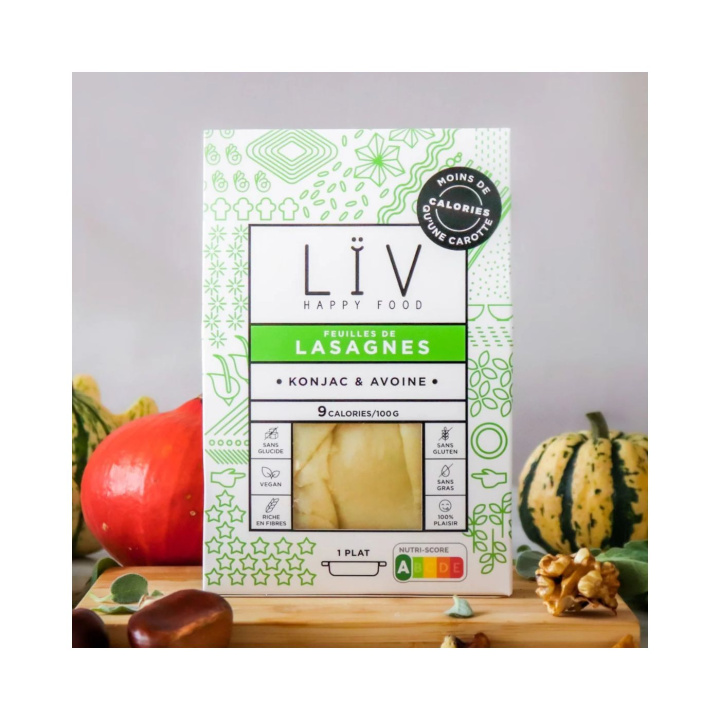 Shirataki Lasagneplater Low Carb 200g i gruppen Råvarer & Drikke / Spiskammer / Pasta og nudler / Shiratakinudler hos Rawfoodshop Scandinavia AB (41173007794325)