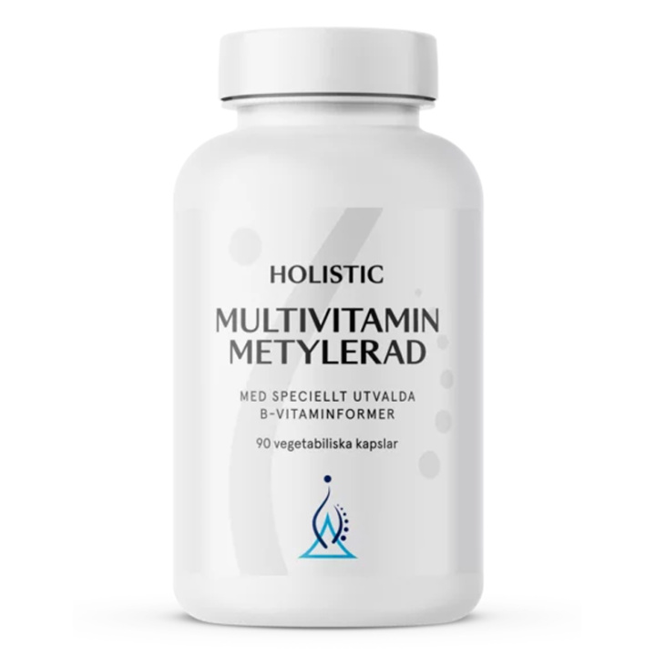 Holistic MultiVitamin Metylert 90 kapsler i gruppen Kosttilskudd / Vitaminer / Multivitaminer hos Rawfoodshop Scandinavia AB (4120)