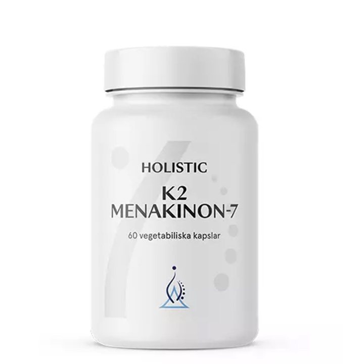 Holistic K2 90 mcg 60 kaps i gruppen Kosttilskudd / Vitaminer / Andre vitaminer hos Rawfoodshop Scandinavia AB (4135)
