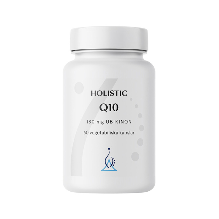 Holistic Q10 180mg, 60kaps i gruppen Kosttilskudd / Andre kosttilskudd / Spesialtilskudd hos Rawfoodshop Scandinavia AB (41385)