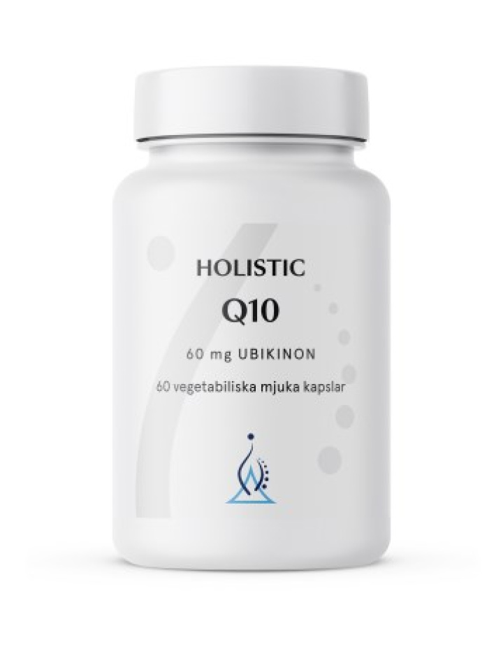 Holistic Q10 60kaps i gruppen Kosttilskudd / Vitaminer / Enkle vitaminer hos Rawfoodshop Scandinavia AB (4138)