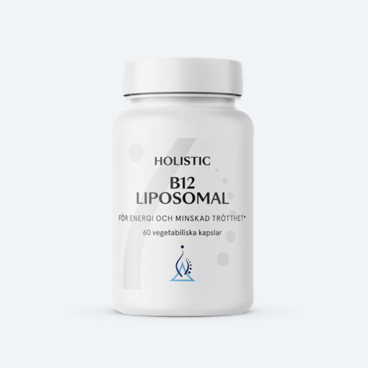 Holistic B12 Liposomal 60kaps i gruppen Kosttilskudd / Vitaminer / Vitamin B hos Rawfoodshop Scandinavia AB (41505)
