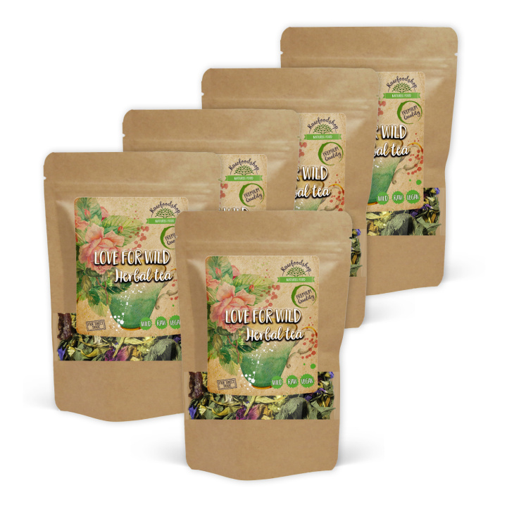 Love Herbs Vill Urtete 100g x 5 pakker i gruppen Råvarer & Drikke / Drikkevarer / Te hos Rawfoodshop Scandinavia AB (43197-SET5)
