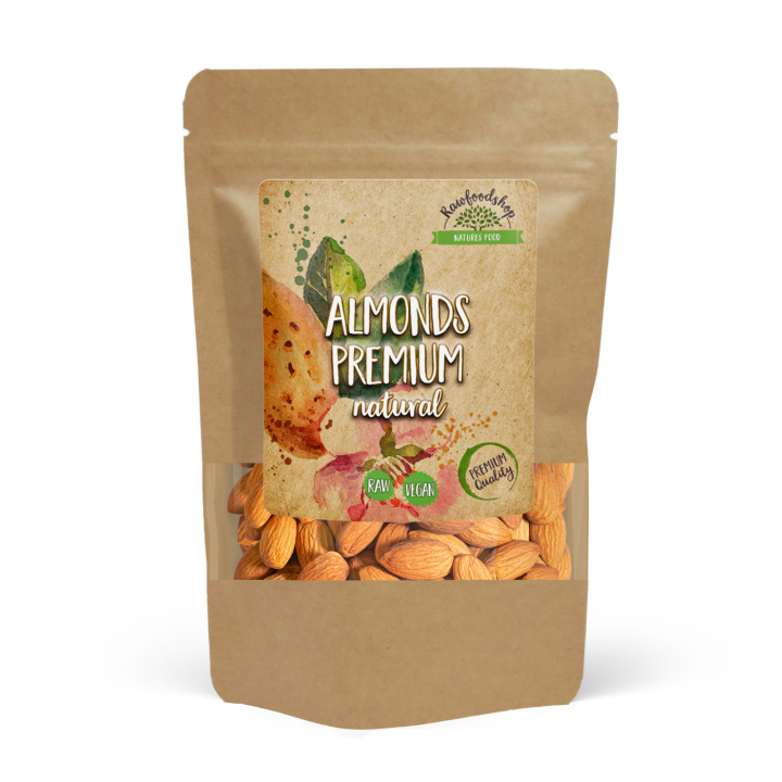 Mandel Premium RAW 500g i gruppen Råvarer & Drikke / Nøtter / Mandel hos Rawfoodshop Scandinavia AB (440420-500)