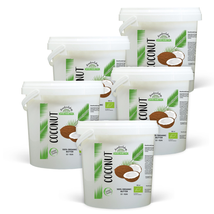 Kokosnøttsmør ØKO 1000ml x 5 bokser i gruppen Råvarer & Drikke / Nøtter / Nøttesmør hos Rawfoodshop Scandinavia AB (46013FT1000-SET5)