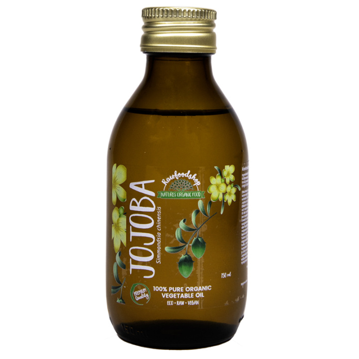 Jojobaolje ØKO 150ml i gruppen Hud & Kropp / Naturlig DIY / Vegetabilske oljer hos Rawfoodshop Scandinavia AB (5041232)