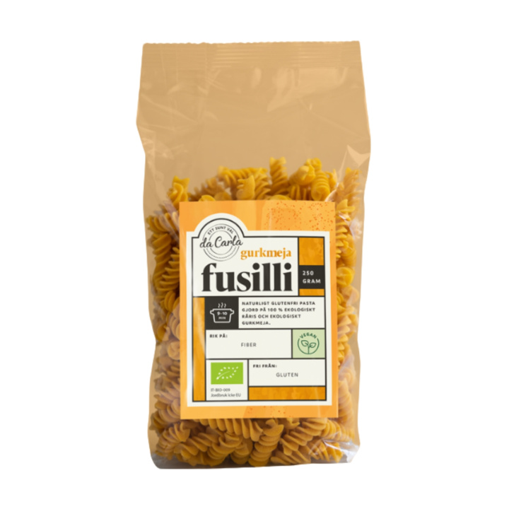Pasta Fusilli Gurkemeie ØKO 250g i gruppen Råvarer & Drikke / Spiskammer / Pasta og nudler hos Rawfoodshop Scandinavia AB (5204S)