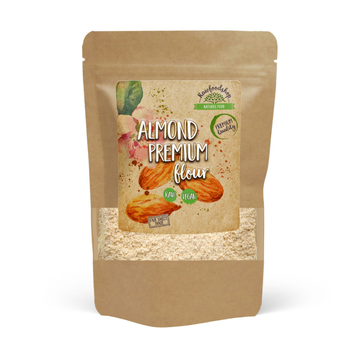 Mandelmel Premium RAW 500g i gruppen Råvarer & Drikke / Baking / Mel / Mandelmel hos Rawfoodshop Scandinavia AB (5302205-500)