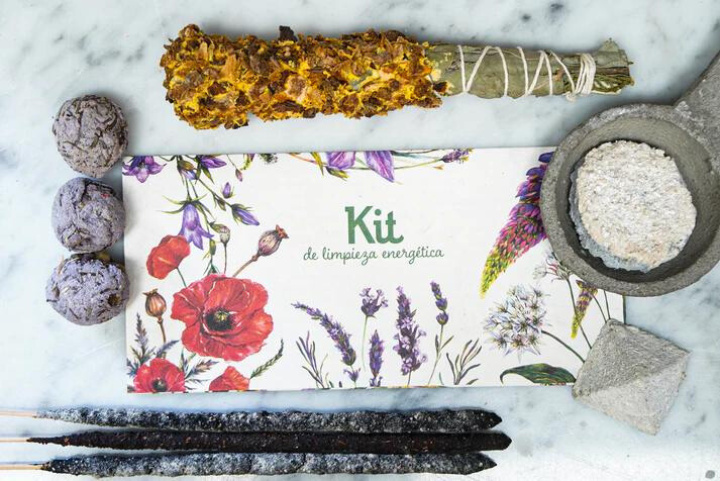 Energy Cleansing Ritual Kit i gruppen Hjem & Sjel / Stemning & duft / Røkelse hos Rawfoodshop Scandinavia AB (66-01)