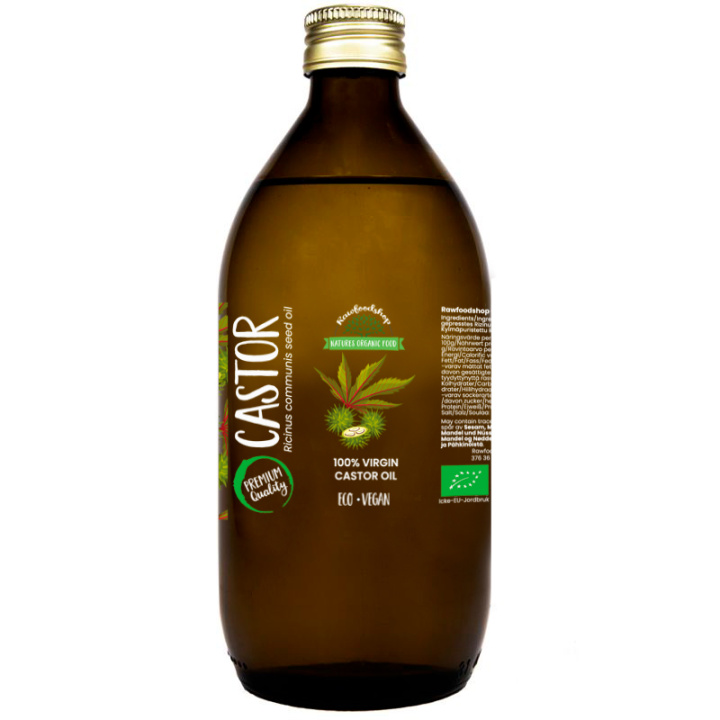 Ricinolje kaldpresset ØKO 50ml i gruppen Hud & Kropp / Naturlig DIY / Vegetabilske oljer hos Rawfoodshop Scandinavia AB (7403201)