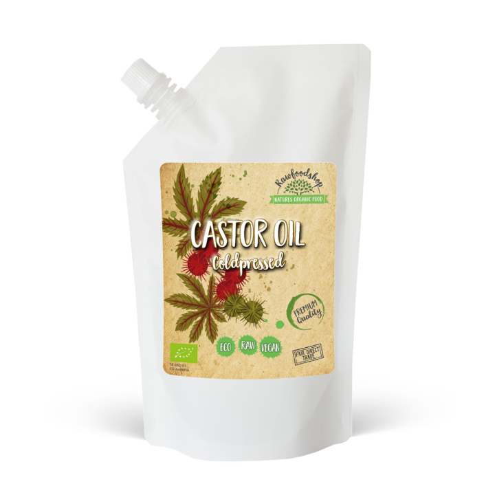Ricinolje kaldpresset ØKO 500ml i gruppen Hud & Kropp / Naturlig DIY / Vegetabilske oljer hos Rawfoodshop Scandinavia AB (7403204)