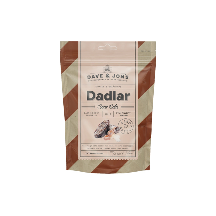 Dadler Sour Cola 125g i gruppen Råvarer & Drikke / Frukt og bær / Dadler hos Rawfoodshop Scandinavia AB (800013544)