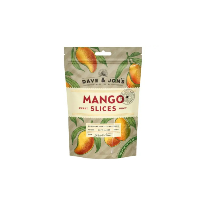 Tørket Mango 100g i gruppen Råvarer & Drikke / Frukt og bær / Mango hos Rawfoodshop Scandinavia AB (800015599)