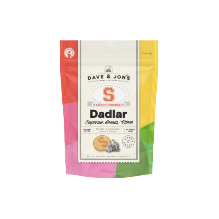 Dadler S-merke Supersur 125 g i gruppen Råvarer & Drikke / Frukt og bær / Dadler hos Rawfoodshop Scandinavia AB (800016592)