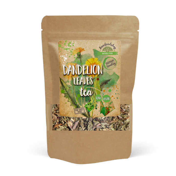 Løvetannblad Te 125g i gruppen Råvarer & Drikke / Drikkevarer / Te hos Rawfoodshop Scandinavia AB (82430125)