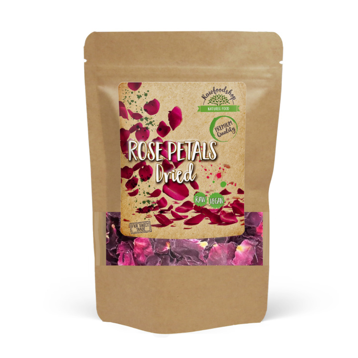 Rosenblad Tørkede 125g i gruppen Råvarer & Drikke / Baking / Spiselige blomster hos Rawfoodshop Scandinavia AB (82431125)