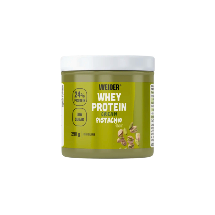 Pistasjkrem Myseprotein 250g i gruppen Råvarer & Drikke / Spiskammer / Smør & Kremede Pålegg hos Rawfoodshop Scandinavia AB (86910)