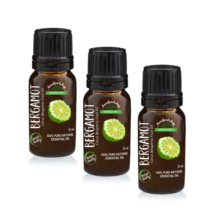 Bergamott Eterisk Olje 10ml x 3 pakker i gruppen Hud & Kropp / Naturlig DIY / Essensielle oljer hos Rawfoodshop Scandinavia AB (9600-SET3)