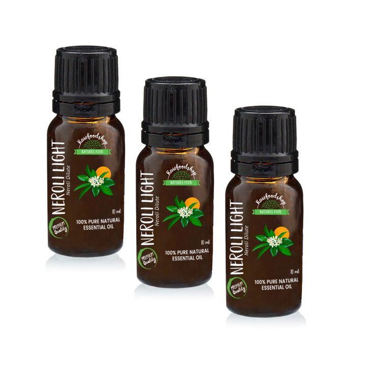 Neroli Light Eterisk Olje 10ml x 3 flasker i gruppen Hud & Kropp / Naturlig DIY / Essensielle oljer hos Rawfoodshop Scandinavia AB (9610-SET3)