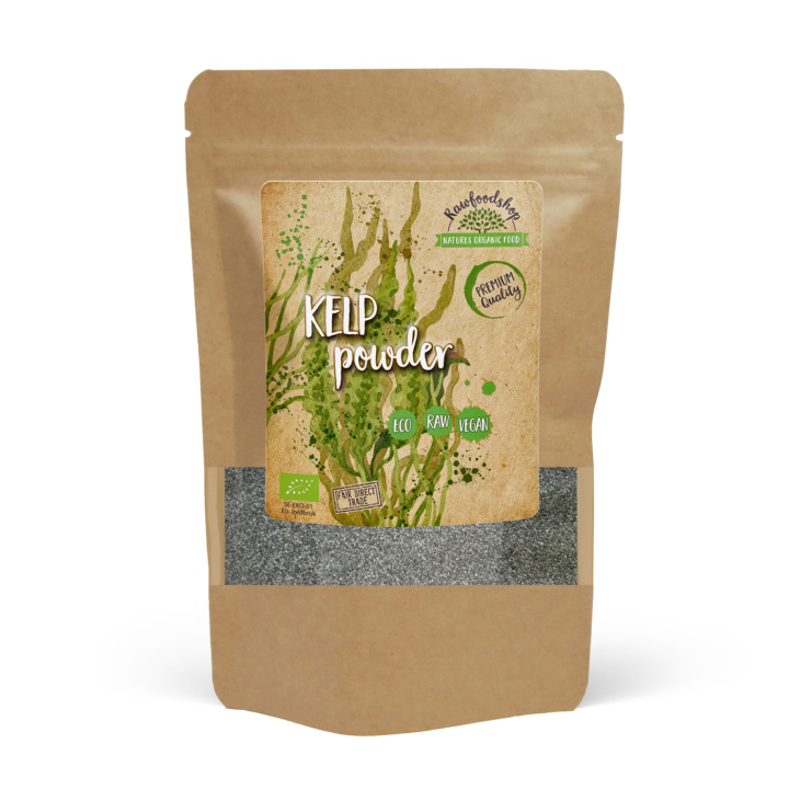 Kelp Pulver ØKO 250g i gruppen Råvarer & Drikke / Helsekost / Alger & Tang hos Rawfoodshop Scandinavia AB (A1003-250)