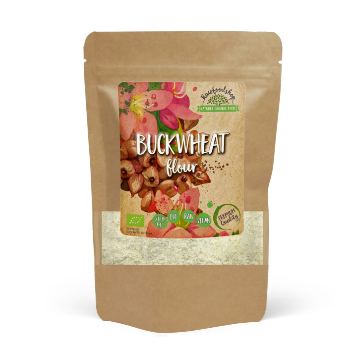 Bokhvetemel ØKO 1kg i gruppen Råvarer & Drikke / Baking / Mel hos Rawfoodshop Scandinavia AB (AB0011)