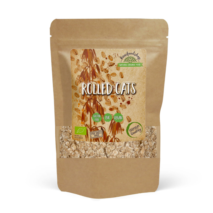 Havregryn Glutenfri ØKO 1kg i gruppen Råvarer & Drikke / Baking / Korn og flak hos Rawfoodshop Scandinavia AB (AB0061)