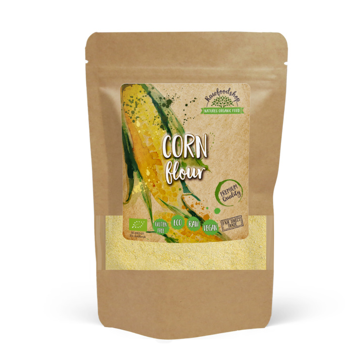 Maismel ØKO 1kg i gruppen Råvarer & Drikke / Baking / Mel hos Rawfoodshop Scandinavia AB (AB013)