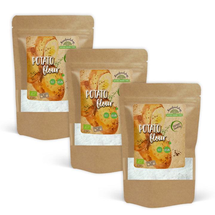Potetmel ØKO 400g x 3 pakker i gruppen Råvarer & Drikke / Baking / Mel hos Rawfoodshop Scandinavia AB (AB016-SET3)