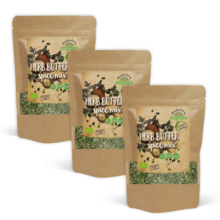 Kryddersmørblanding ØKO 50g x 3 pakker i gruppen Råvarer & Drikke / Spiskammer / Krydder & Salt hos Rawfoodshop Scandinavia AB (AB056-SET3)