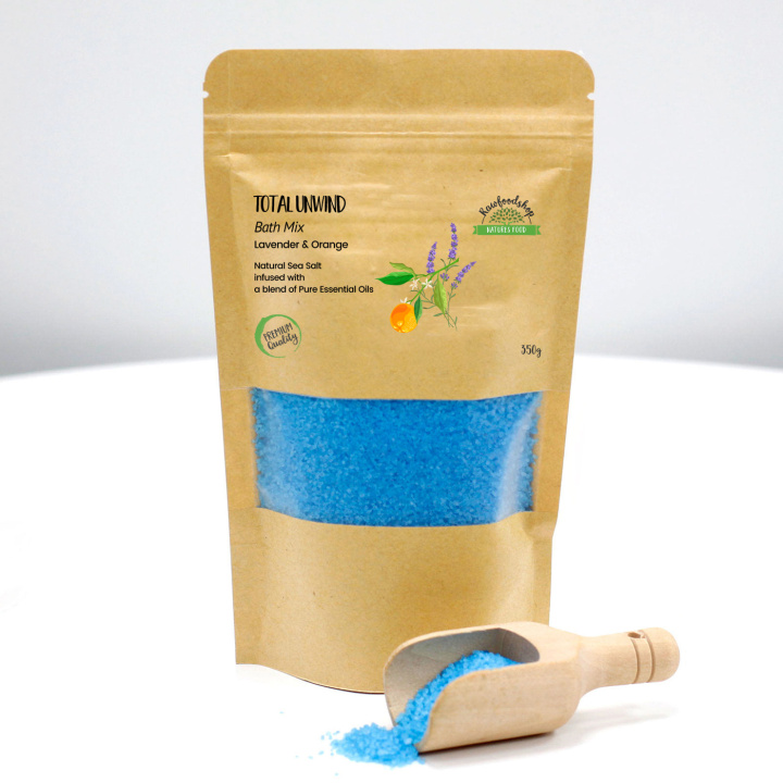 Badesalt Total Unwind 350g i gruppen OUTLET 20-80% / Hud & Kropp 20-50% / Kampanj- Hud & kropp hos Rawfoodshop Scandinavia AB (ABPCUL01)